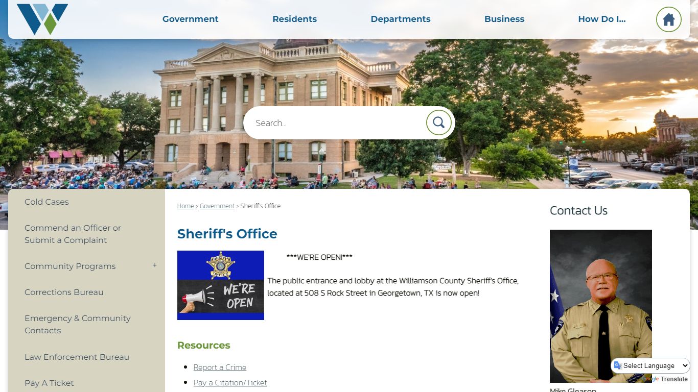 Sheriff's Office | Williamson County, TX